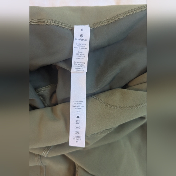 💫sold💫lululemon Wunder Train HR Crop in 21" - Picture 7 of 7